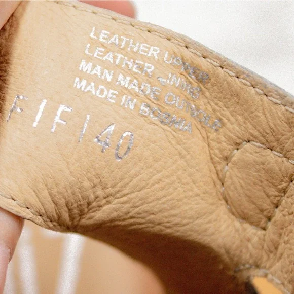 Miz Mooz - Leather Ankle-Strap Sandals - Fifi - Glacier Gray - 40 EU / 9-9.5 US - Picture 4 of 10